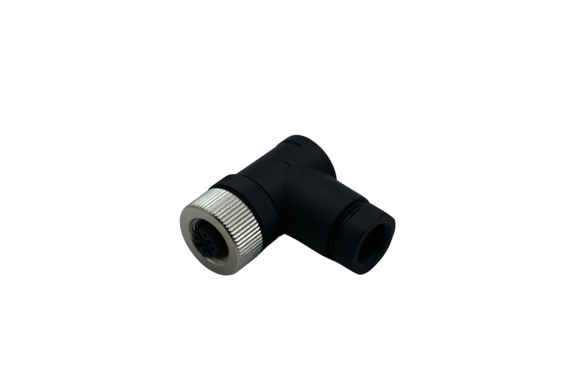 Connector for NMEA200 network, angled M12, female